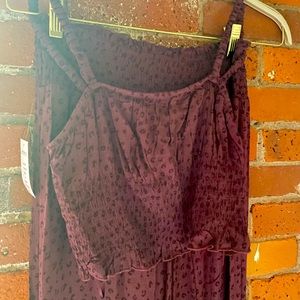 Hippie Rose Two Piece Pants Set, Fig Leopard